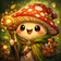 A vibrant, abstract avatar illustrating a whimsical blend of colors and shapes, perfect for a creative profile picture.