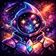 Unique vibrant avatar of a fantasy creature in vivid colors and abstract design for diverse profile representation.